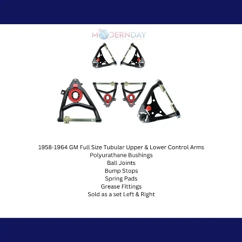 1958-1964 Chevrolet Biscayne Upper and Lower Control Arms Front LCAUCA5864KIT